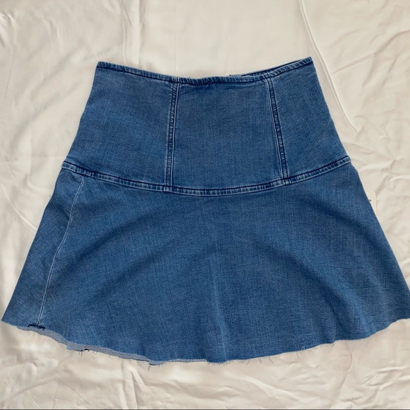 Free People Highlands Denim Skirt - Picture 4 of 5